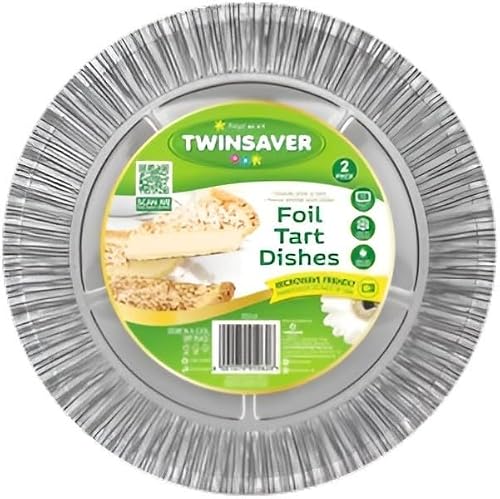 Twinsaver Foil Tart Dish 2-Piece Set, Large