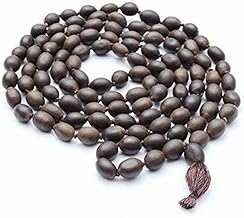 Original Lotus Seed Kamal Gatta Rosary Japa mala beads 108 Meditation prayer beads Japa Mala Chakra mala - long necklaces for women boho Rosary Beads