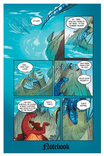 Notebook - The first question of course is what a skywing was doing so close to the palace: Journal_6in x 9in x 114 Pages White Paper Blank Journal with Black Cover Perfect Size