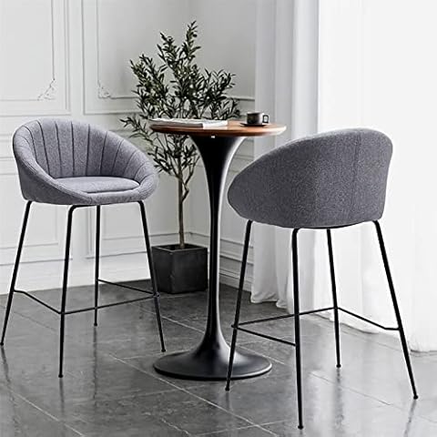 Warmiehomy Comfortable Grey Bar Stools Set Cover