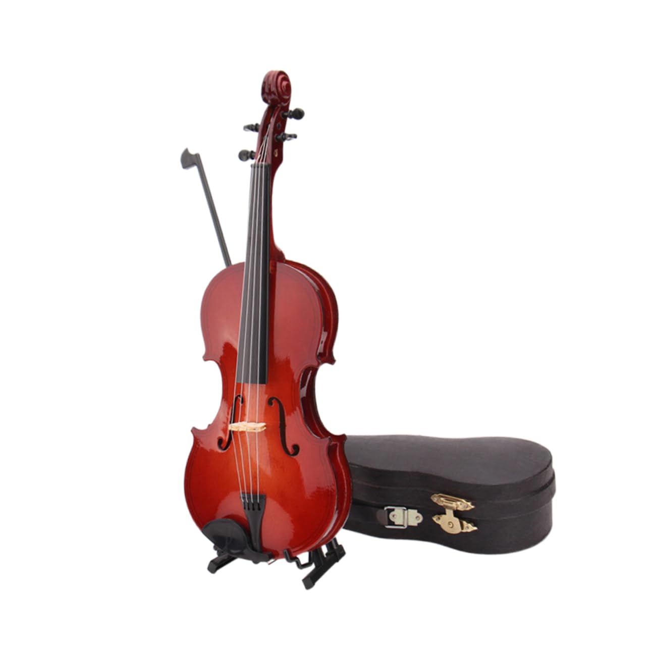 木製ミニチュアバイオリン　ウオールナット製 Amazon.co.jp: WRITWAA ミニ音楽楽器 ウッドトリム ハンドヘルド