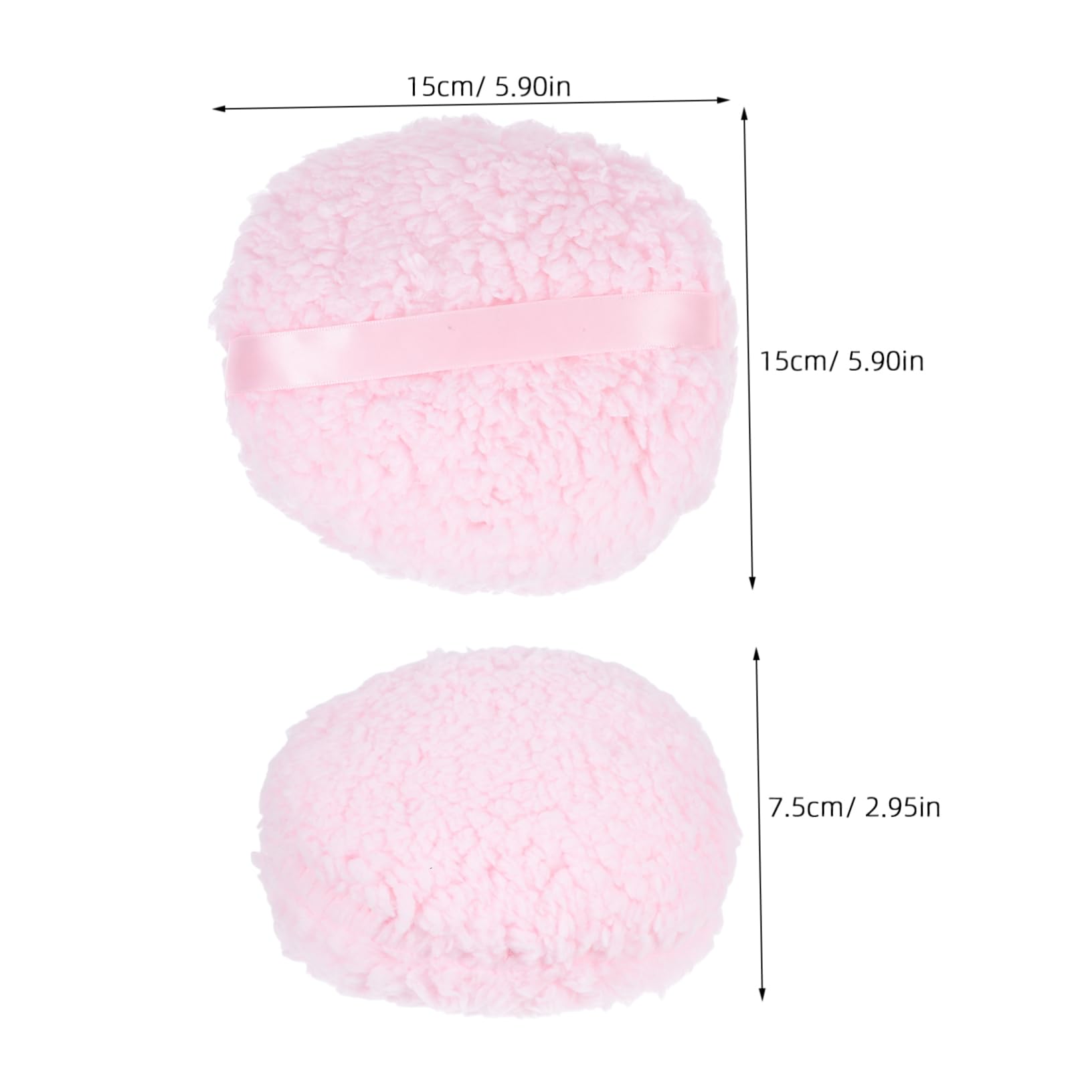 SHERCHPRY Multifunctional Soft Powder Puff Large Fluffy Applicator for Makeup and Dusting