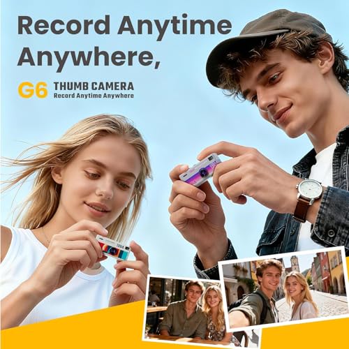 Image of BG22 Mini Keychain Digital Camera, 1080P HD Video Recorder, Micro Thumb Camera, Digicam, Video Recording, Bag Charm for Vlog Kids Adult Students