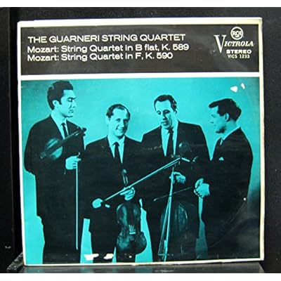 String Quartets In B Flat K589 In F K590