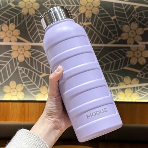 Garrafa de Água Térmica em Aço Inoxidável 1 Litro com Sistema Ant...