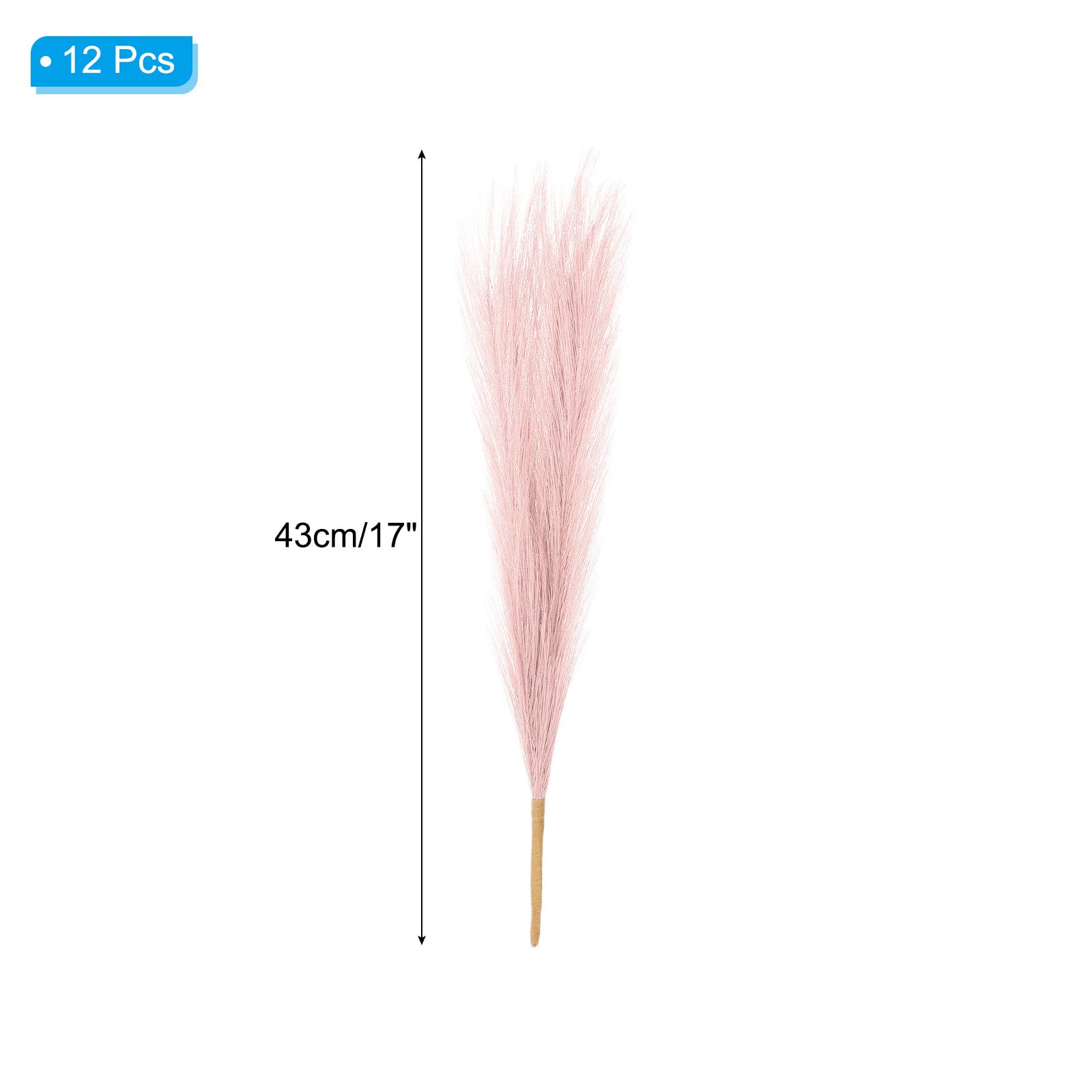 PATIKIL 17 Inch Faux Pampas Grass - Image 2