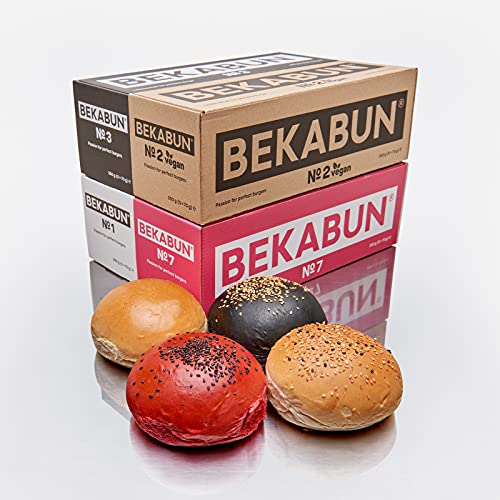 Frische Hamburger Brötchen - BEKABUN® Lucky 4-Paket - 20 Burger Brötchen Cover