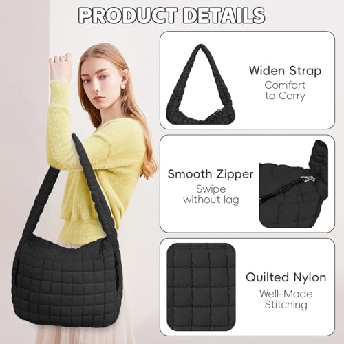 Bolso tipo Tote acolchado ligero para hombro miniatura 4