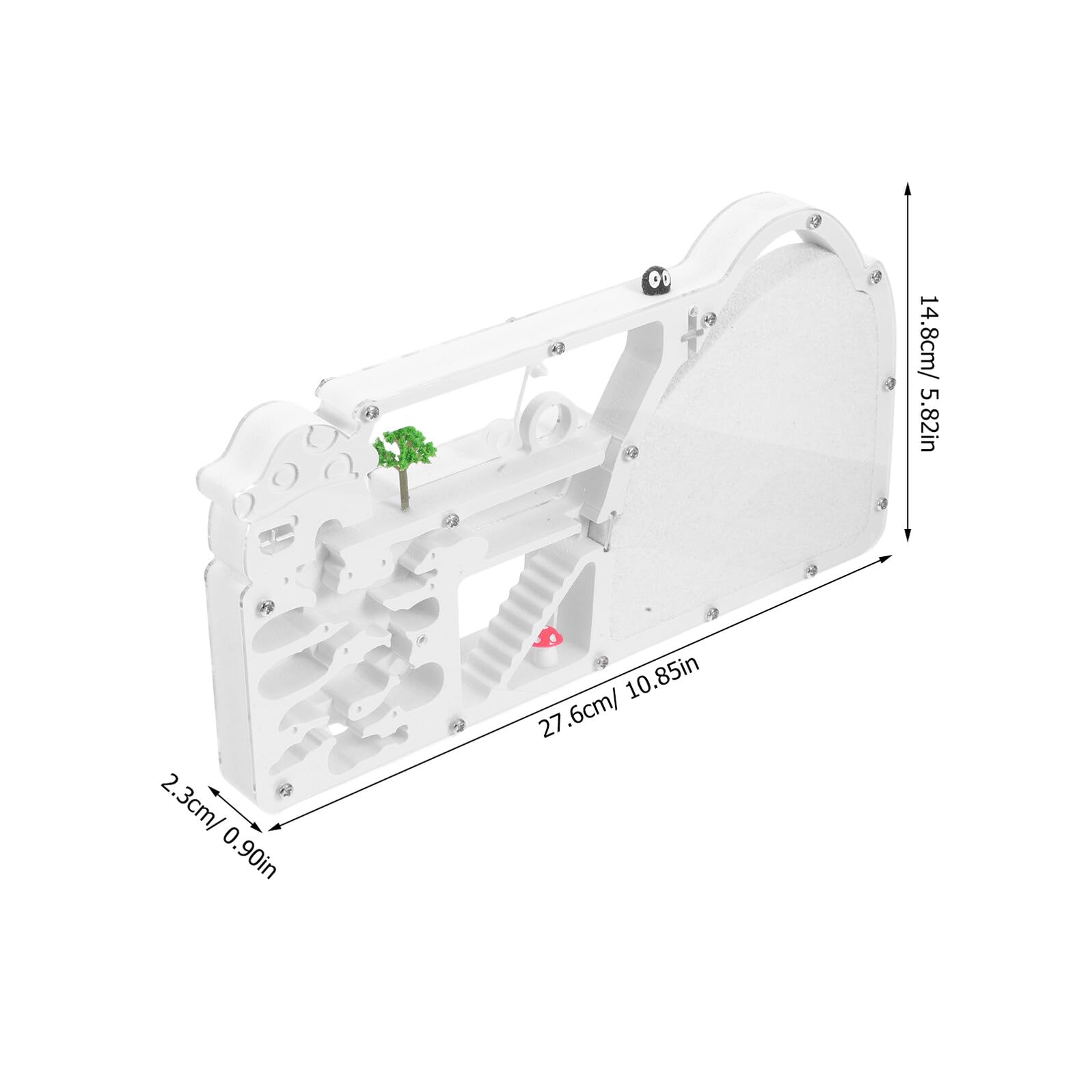 Kit de Granja de Hormigas Hormiguero Formicarium Abs Blanco | Kit Científico Interactivo, Observación de Hormigas para Niños, Decoracion Colegio