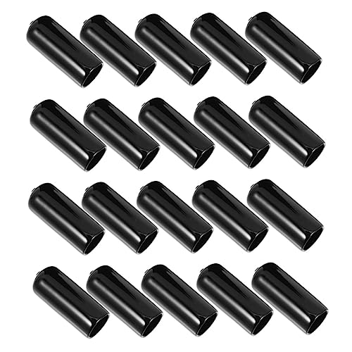 BRIGHTFUFU Billiards Cues Stick Protection Cap Pool Cue Tips Kit 20pcs Billiard Tip Covers Pool Supplies Shockproof Covers