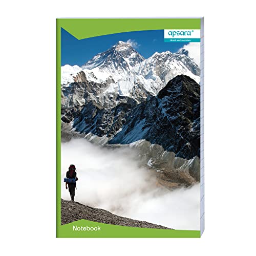 Image of Apsara Mahabar (Foolscap) Longbook | 33 CM x 21 CM Approx - Pages 320 | Plain Unruled Long Notebook | GSM 56 | Use for School & College Students and Professionals | Covers May Differ | Pack of 4