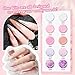 Poly Nail Gel Kit with 10 Colors (15g Each), All-in-One Acrylic Nail Kit with Mini UV Lamp, Slip Solution, Base & Top Coats, Nail Extension Gel Set with Tools, Beginner Friendly Christmas Gift Set