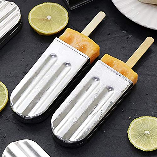 FU LIAN Edelstahl-Eisform, EIS am Stiel-Form, manuelle DIY, Roboterschweißen, kann zehn EIS auf einmal herstellen… – Bild 4