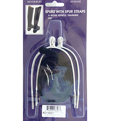 Coronet Women's Humane English Spurs with Strap Package