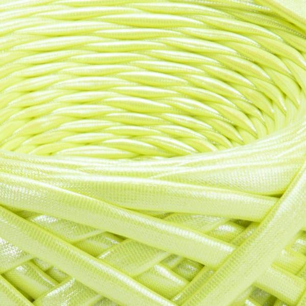 Image of YarnArt Metallic Club Yarn Super Bulky T-Shirt Yarn 100% Polyester Yarn 6.35 oz / 180 gr, 60 yrds / 55 Meters, Shiny Colors, Handbag Yarn, Rug, Chic Night bah Yarn, Crochet Bag Yarn (8122)