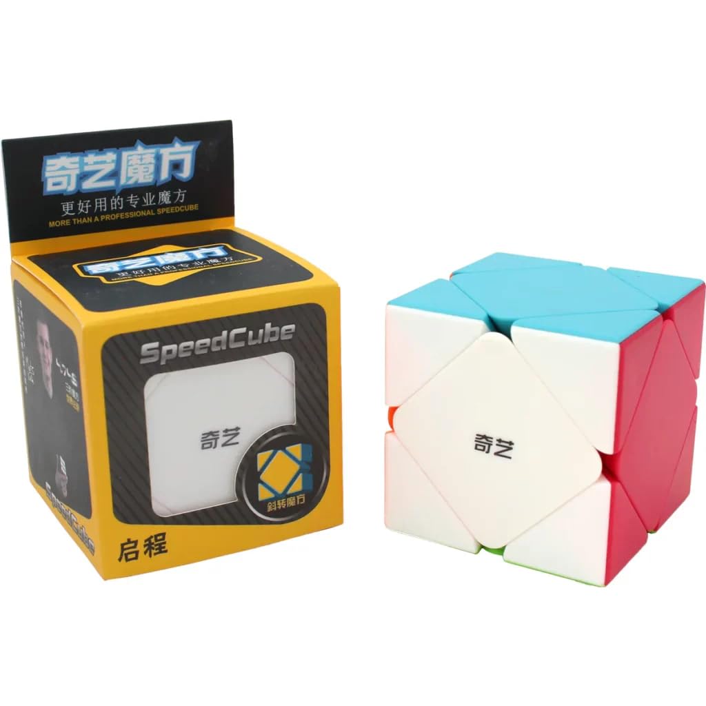 Logica Gochi - Cubo Magico Skewb Qicheng 3x3 - Cubo Senza Adesivi - Cubo speedcubing - Puzzle 3D - Skewb economico - Giochi logici