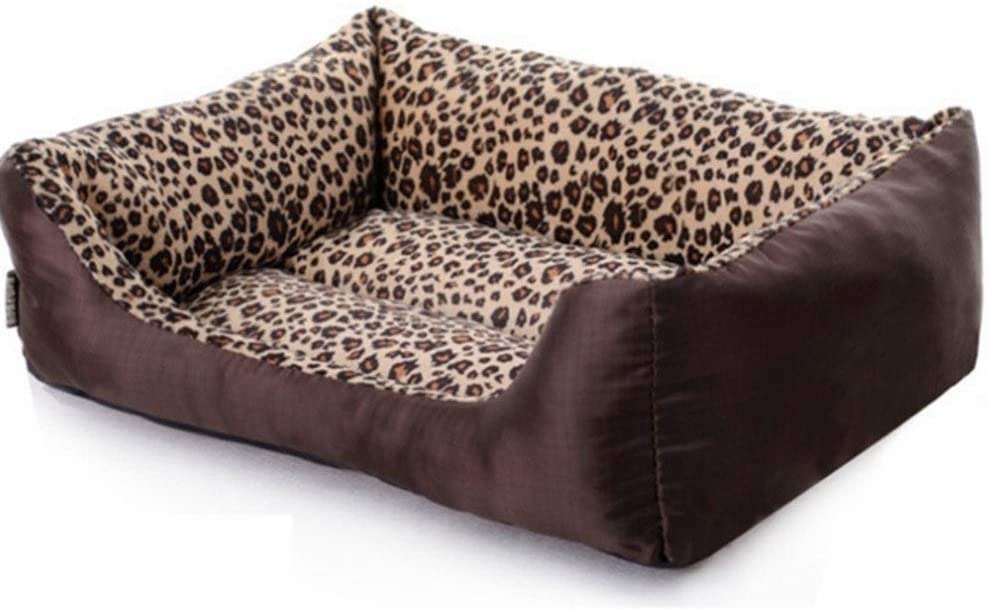 AMICA Luxurious Dog & Cat Bed Pet Dog Kennel Soft Dog Beds Pet House for Dog Pad Winter Warm Pet Cushion Animals House (Color : Leopard, Size : Medium) (B0B37PJ5BX) Amazon Price History, Amazon Price Tracker