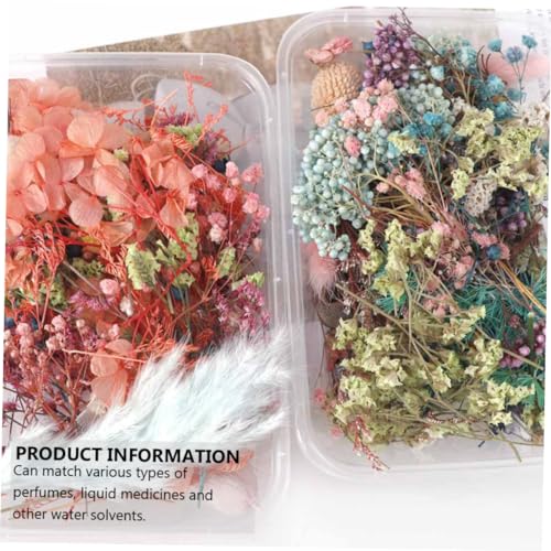 IMIKEYA 6 Caixas Flores secas de aromaterapia flor faça você mesmo flor prensada faça você mesmo dec