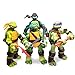 YooFit Figurines d'action de Tortues Ninja, Ensemble de 4 Jouets de Tortues Ninja Teenage Mutant Ninja Turtles Figurine d'action de Personnage D'anime Modèle 4.8 Pouces