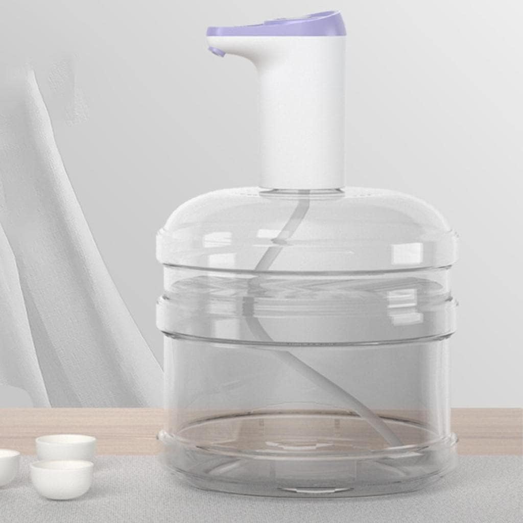 Water Bottle Pump Electric Cable Portable Smart Dispenser for Dormitory Kitchen with 1 Silicone Hose