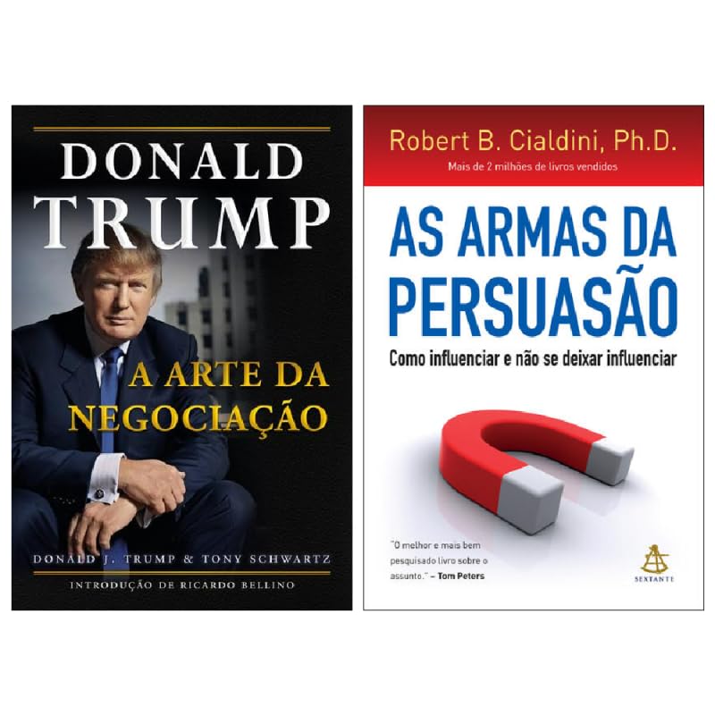 Kit Donald Trump & Robert B. Cialdini - A Arte da Negociação + As...