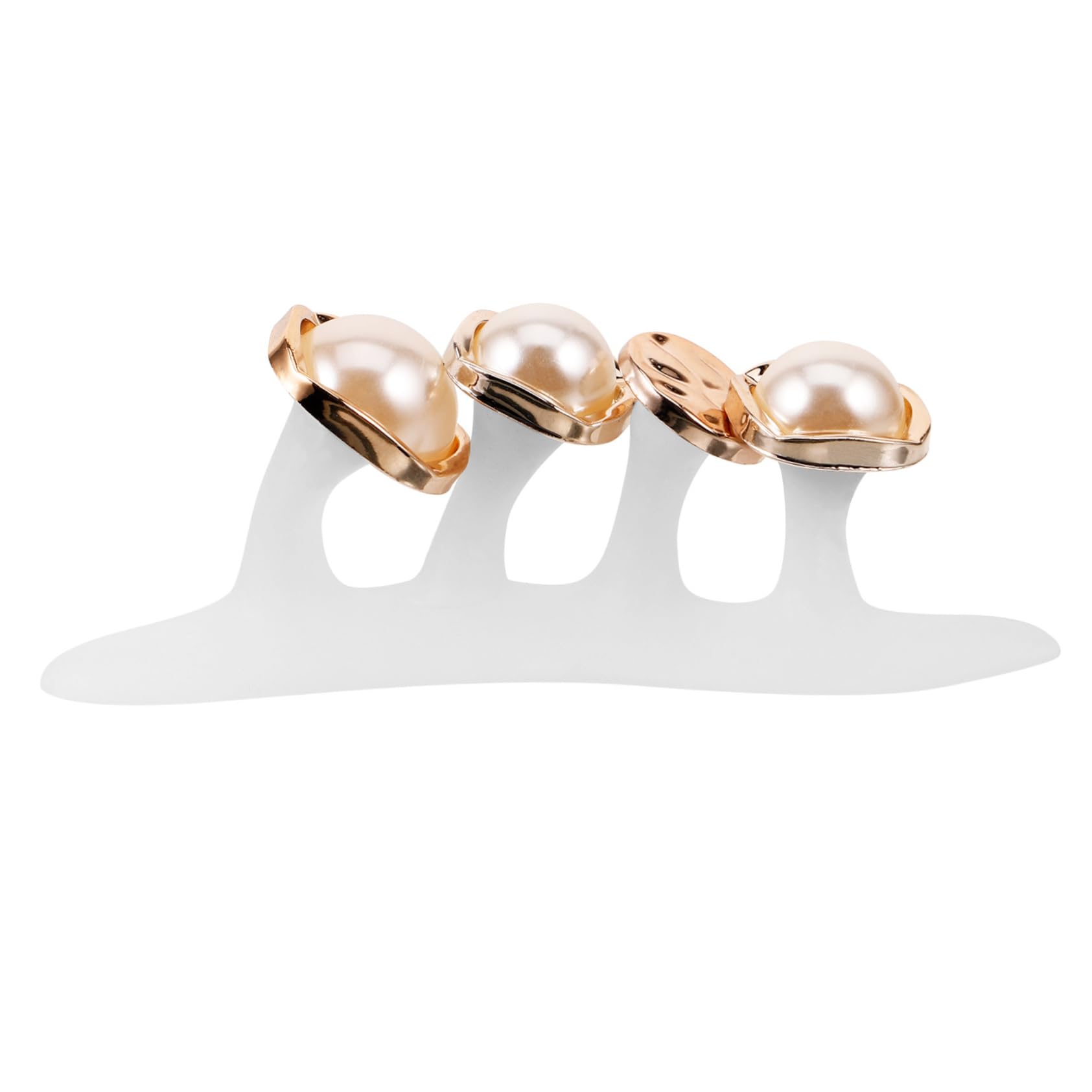 VICASKY Finger Splitter Divider Nail Tools for Nail Art Silicone Nail Separator for Pedicure Practical Toe Separators Silicone Toe Separator Pedicure Separators Small Toe Spacer Zinc Alloy