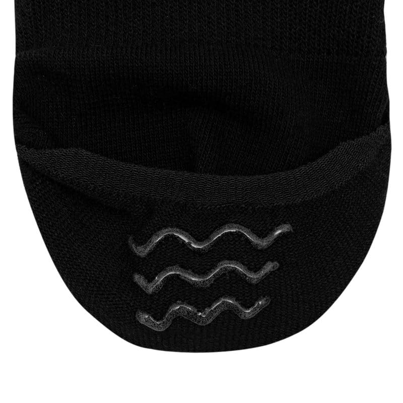 Ethika Girl's No Show Sock | Black3