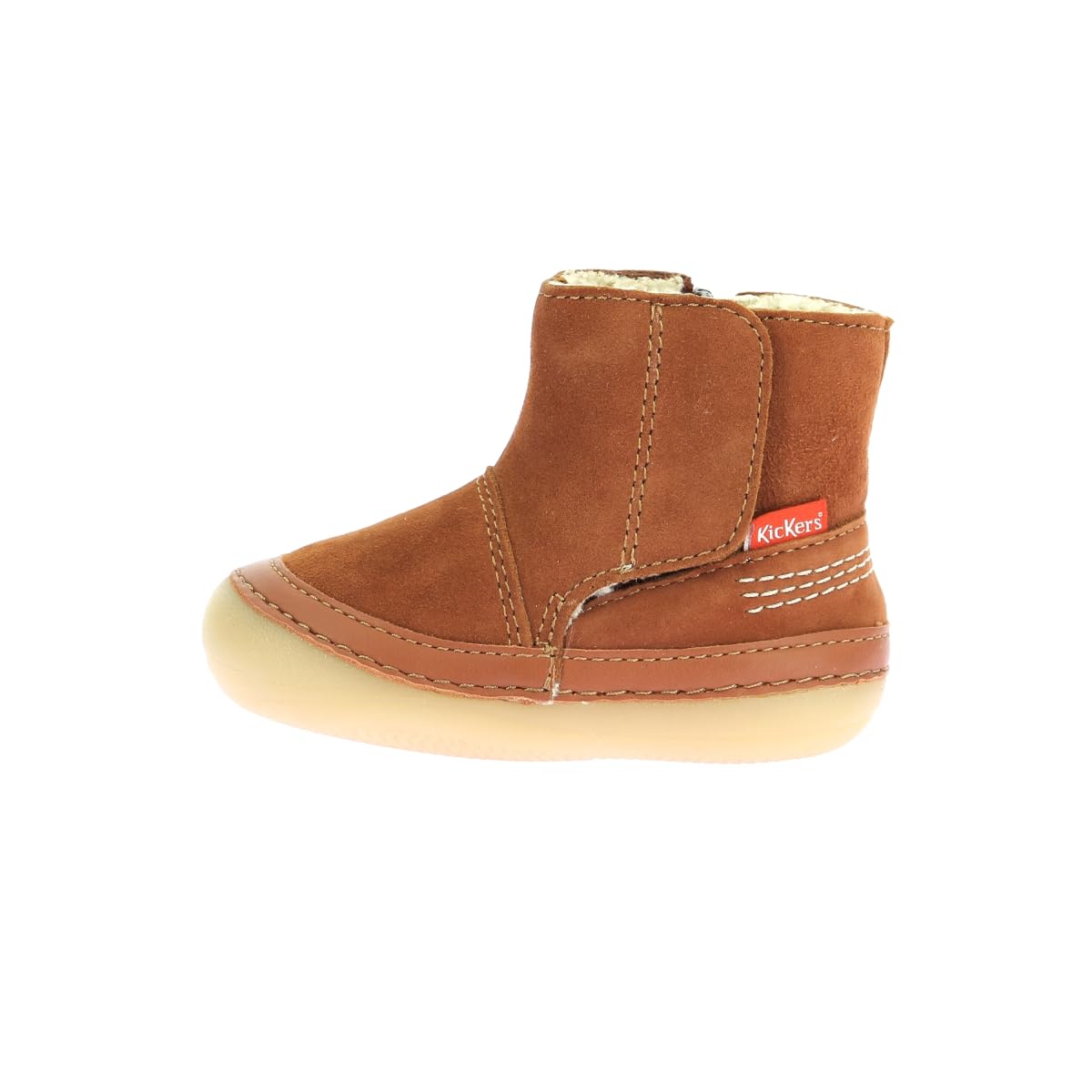 KICKERS SOKIFAUNE, 23 EU Unisex Krótkie Buty do Kostek, wielbłąda, 23 EU