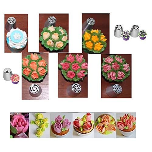Kit 12 Bicos Russos P/Confeitar Bolo Cupcake Confeitaria