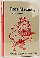 Rose Macaulay, (Twayne's English authors series, 85) B0006BZ8P0 Book Cover