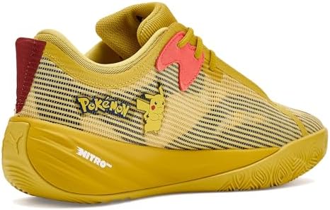 シューズ(男性用) Pokemon Puma AllPro Nitro 2 Pikachu 28.5 Puma All-pro Nitro 2 Pikachu Tênis de basquete masculino, Amarelo