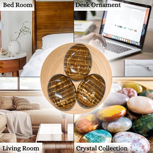Image of Amazing Gemstone Aragonite Crystals and Healing Stones - Large Palm Stone Crystals Piedra - Crystal for Good Luck, Balanced Positive Energy, Meditation - Unique Stocking Stuffers Gifts for Women, Men
