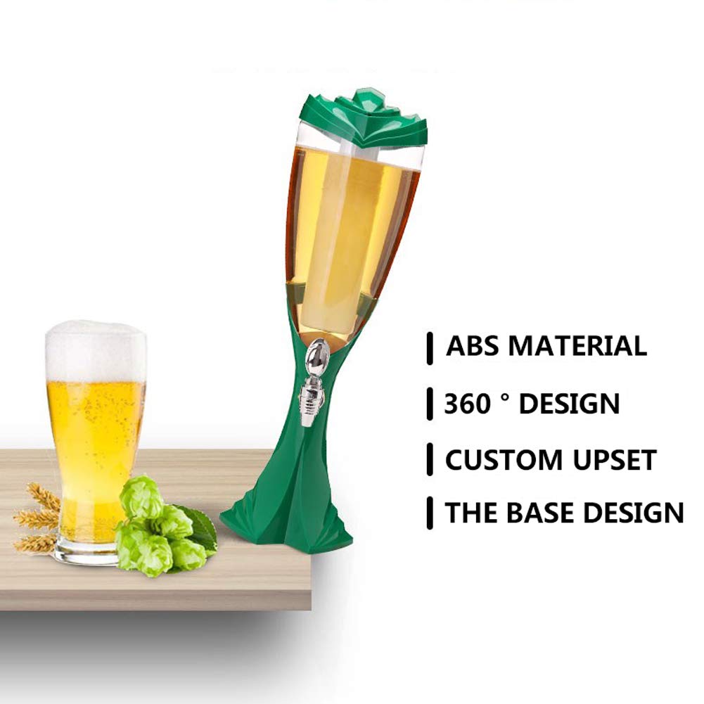 Kit Torre Birra Alla Spina VEVOR Doppio Rubinetto: Acciaio Inox, Regolatore W21.8, Per Fusti Sistema A - Perfetto Per Casa, Feste