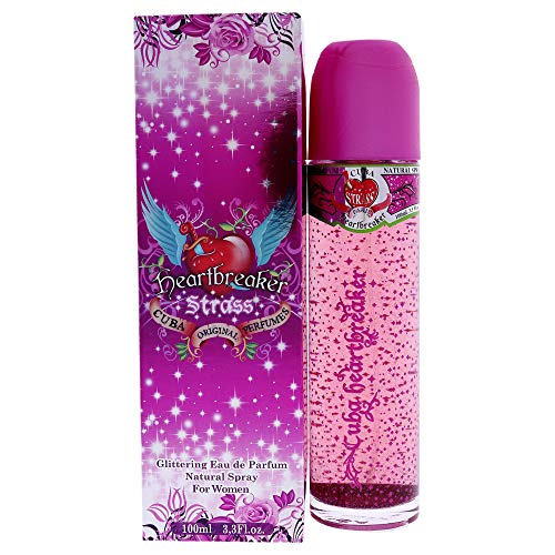 Cuba Strass Heart Breaker for Women Eau De Parfume Spray, 3.3 Ounces, (PC224)