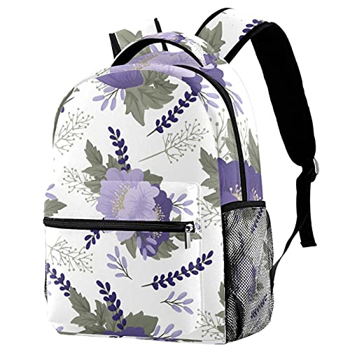 Sac à dos décontracté paon femme grand compartiment imprimé coloré Multicolored-2
