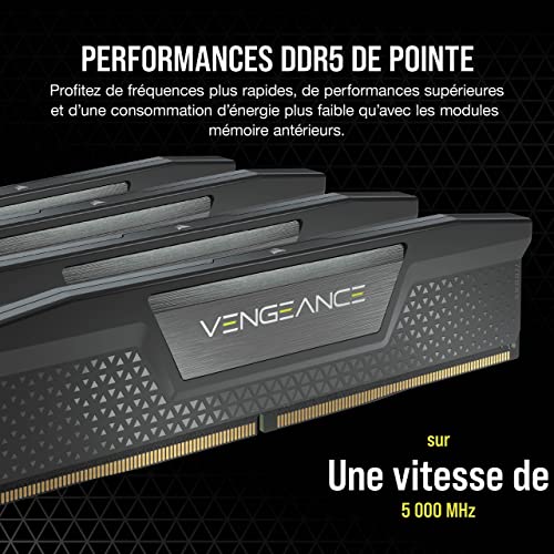 Mémoire RAM CORSAIR Vengeance RGB DDR5 RAM 2x16Go 6000MHz CL30 - vue 6