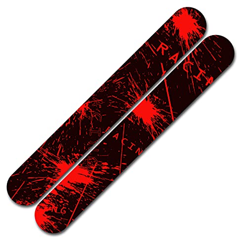 Finest Folia Lámina protectora para cadena de bicicleta R160 (02 Racing Neon Rojo)