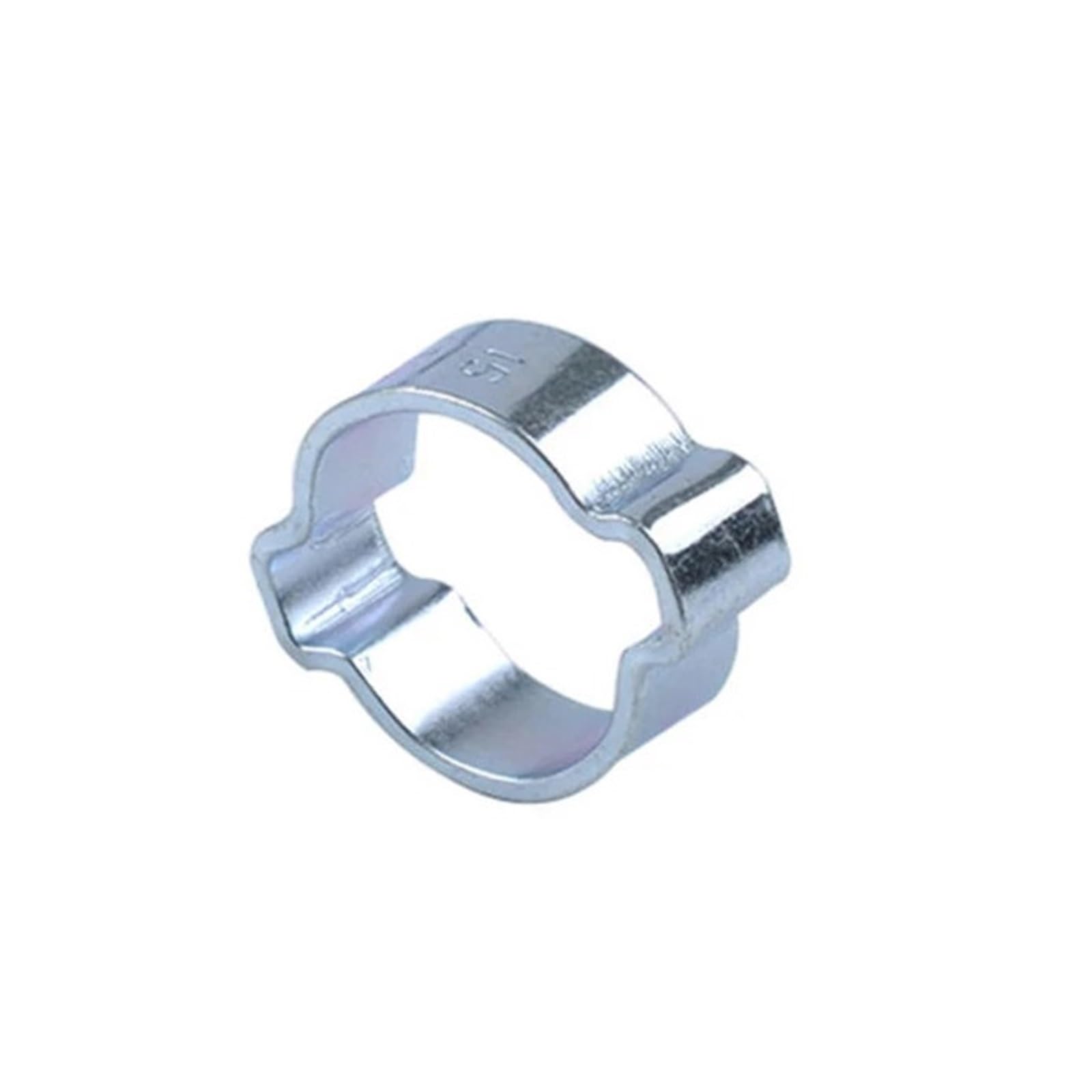 Mechura One Color Double Ear Hose Clamps 15/25Pcs Hose Clamp Double Ear Worm Drive Fuel Water Pipe 5-20Mm Spring(25Pcs 5-7Mm)