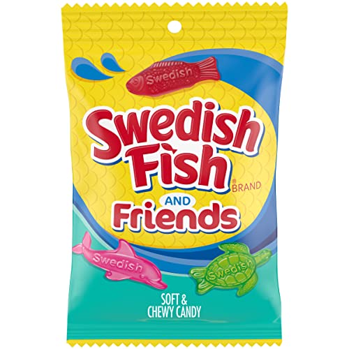 Swedish Fish And Friends Soft & Chewy Candy, 8.04 Oz #TOP30