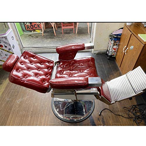 Hair Cutting Salon Chair Barber Chair Hydraulic Hair Salon Styling Salon Chairs for Hair Stylist Beauty Personal Care Classic Recliner Chair Salon Styling Beauty Equipment (Color : A) (B) - Image 2
