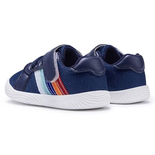 Bmcitybm Baby Shoes Boys Girls Mesh Sneakers Infant Breathable Walking Shoes Lightweight Non-Slip First Walkers 6 9 12 18 24 Months Navy Size 6-12 Months Infant #TOP4