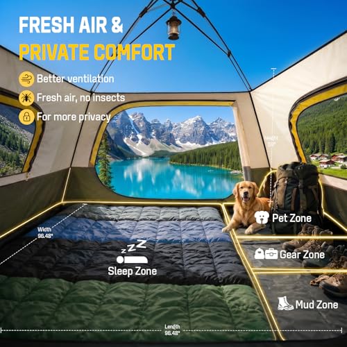 4 Person Instant Cabin Tent