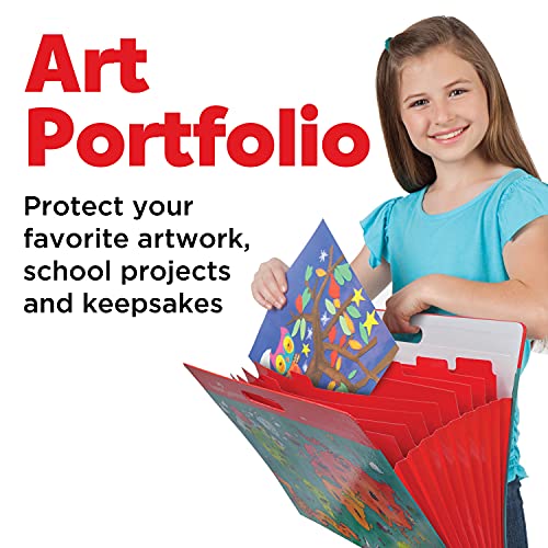 Faber-Castell My World Of Art Portfolio For Kids - 8 Expandable Folder Pockets For Kid's Artwork And Keepsakes #TOP4