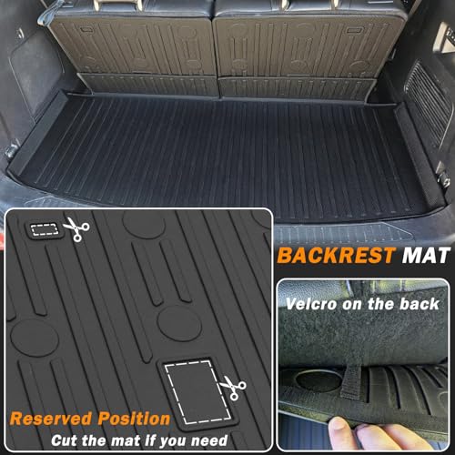 Tapis de sol Ford Explorer ensemble complet anti-dérapant à bords hauts
