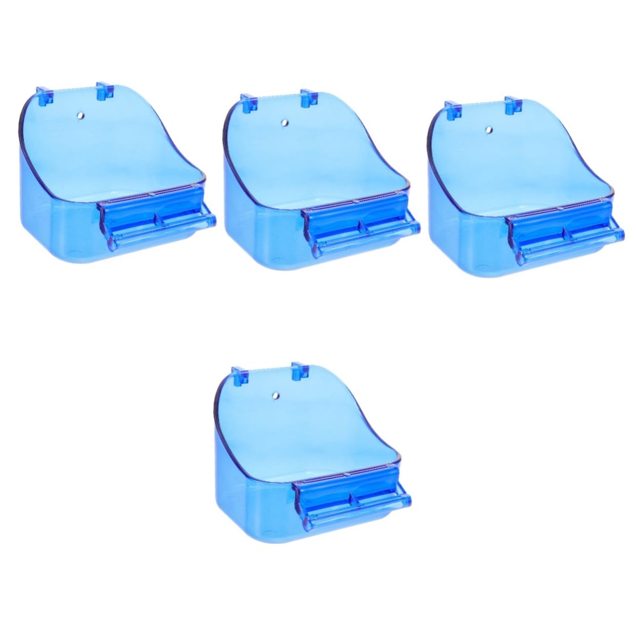 BESPORTBLE 4pezzi Bagno Per Uccelli Vasca Per Pappagalli e Uccelli Di Piccole Accessorio Per Gabbia Facile Da Installare