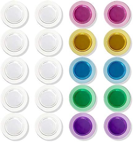Magnets for Glass Whiteboard, Dry Erase Board, Large, Assorted Color 20 Pack (20PCS)