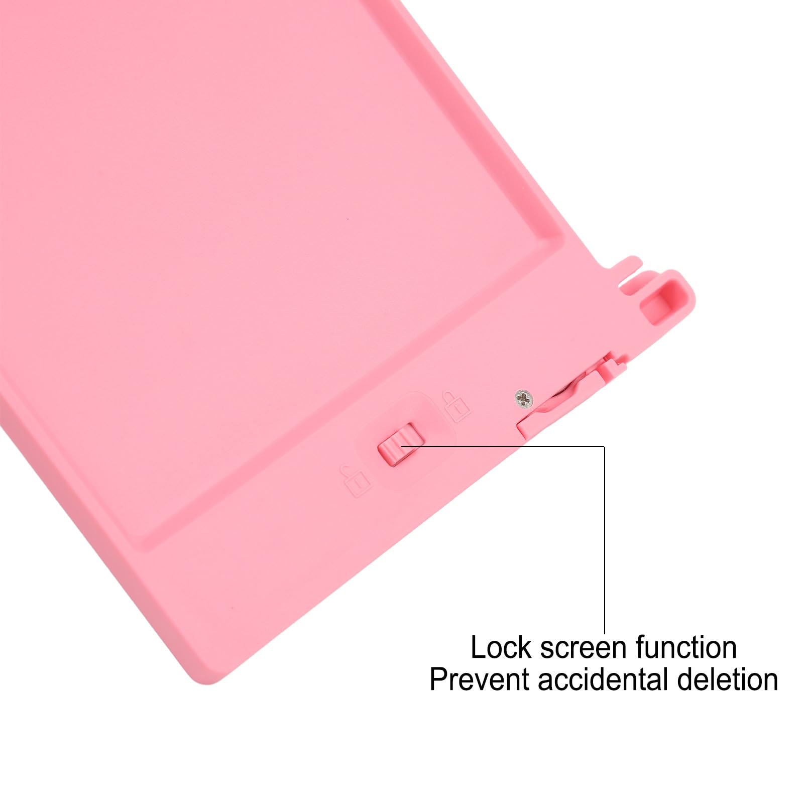 LCD Writing Tablet, 4.5 Inch Erasable Drawing Doodle Board with Lock and Pressure Sensing Function, Electronic Drawing Writing Pad for Learning and Education — view 5