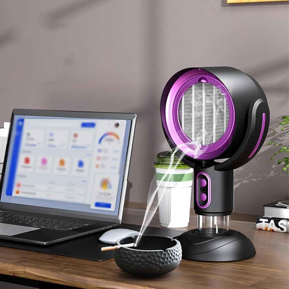 Cappa Aspirante Portatile per Cucina – Ventilatore per Fumo e Odori con Filtro al Carbone, Mini Aspiratore USB Ricaricabile, Perfetto per Fumatori e Cucina,Yellow