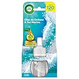 Air Wick Ambientador Eléctrico Recambio Oasis Turquesa, 19 ml (Paquete de 1), El embalaje puede variar