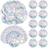 50 Pcs Disco Ball Bags Party Favors 5.9 x 5.9 inches Holographic Resealable Bags Recovery Kit Bachelorette Party for Easter Wedding Birthday Decoration Travel Packaging (Disco Ball)